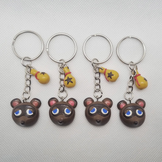 Tom nook keyring
