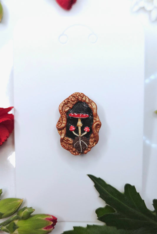 Fly agaric mushroom magnet