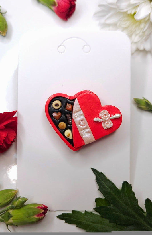 Mom chocolate box magnet